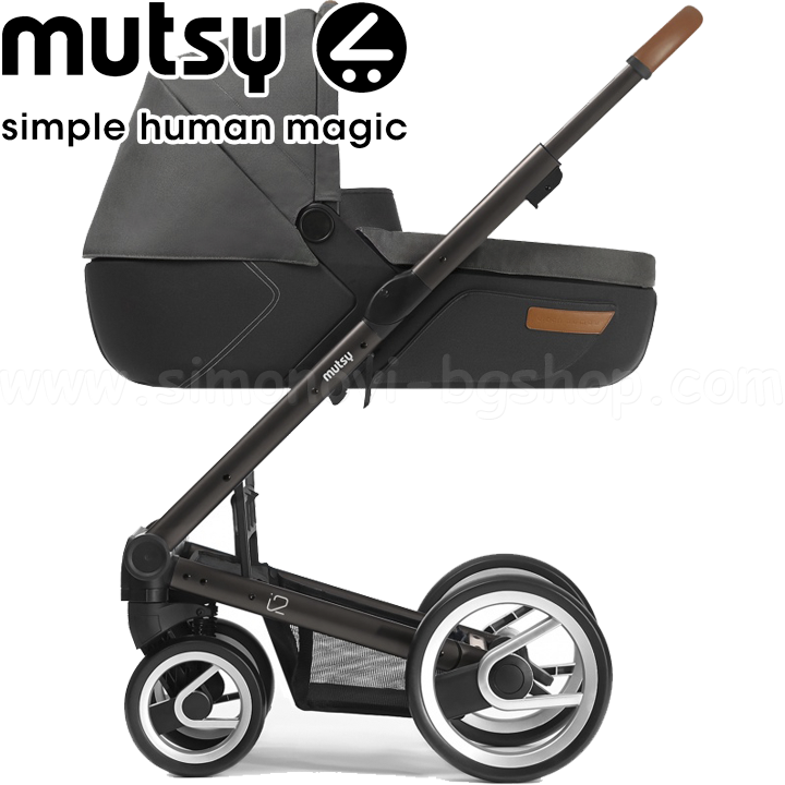 mutsy   2in1 i2 urban nomad black brown dark grey